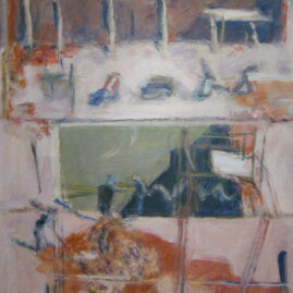 Construcción III, 2007-8. Acrílico sobre lienzo, 70 x 50 cm