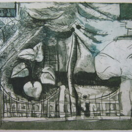 El jardín de cielo, 1973.  23 x 31 cm