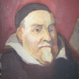 Papa, 1964. Óleo sobre cartón entelado, 30 x 24 cm