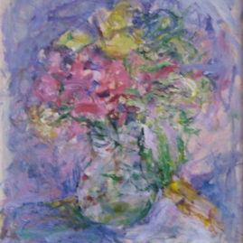 Fresias, 1994. Acrílico sobre tabla, 37 x 25 cm