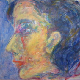 Mujer, 2007. Acrílico sobre lienzo, 50 x 60 cm