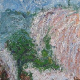 Cataratas del Iguazú, 1991. Acrílico sobre lienzo, 80 x 60 cm