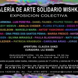 Exposición Arte Solidario Mishkán – Octubre 2013
