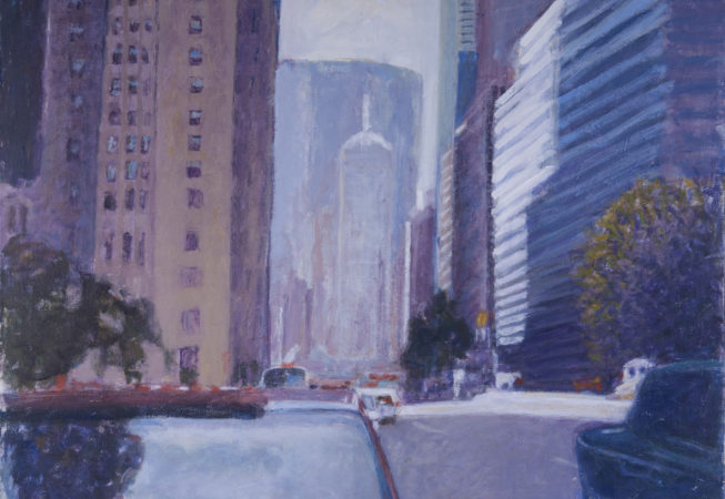 Calle de Nueva-York Acrílico sobre lienzo 60 x 80-cm. 2009. 