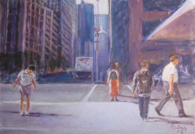 Mediodía en Nueva York, 2008. Acrílico sobre lienzo, 50 x 70 cm-2